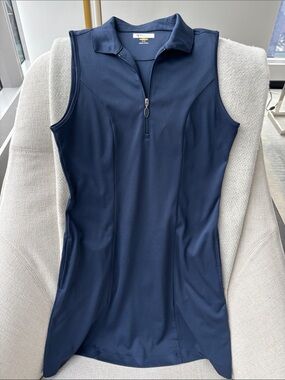 Navy Athletic Golf Polo Dress